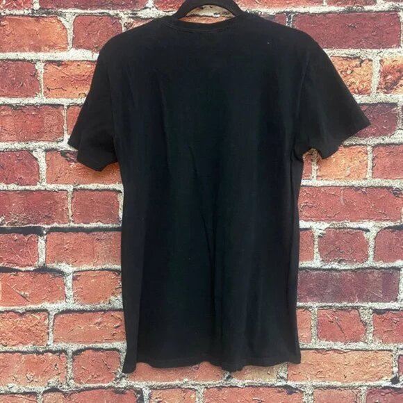 QUIKSILVER Shirt Men Small S Black Graphic Tee Surf Surfing Surfer Boards - Picture 6 of 6